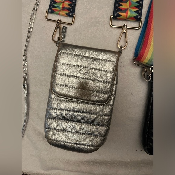 4 PACK Teens/Kids Puffer Pouch Crossbody Cell Bag Purse with Straps Multicolored - Picture 2 of 12